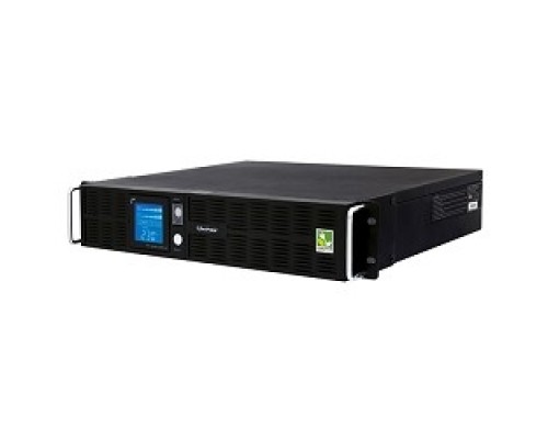 CyberPower PR1000ELCDRT2UA Line-Interactive, 1000VA/900W USB/RS-232/Dry/EPO/SNMPslot/RJ11/45 (8 IEC С13)