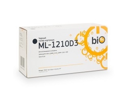 Bion ML-1210D3 Картридж для Samsung ML-1010/ML-1020M/ML-1210/ML-1220M/ML-1250/ML-1430 (2500 стр.), Черный, с чипом