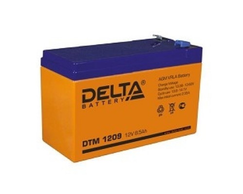 Delta DTM 1209 (9 Ач, 12В) свинцово- кислотный аккумулятор