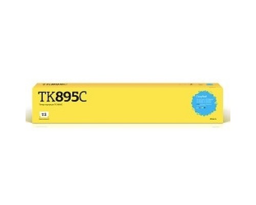 T2 TK-895C Тонер-картридж (TC-K895C) для Kyocera FS-C8020/C8025/C8520/C8525 (6000 стр.) голубой, с чипом