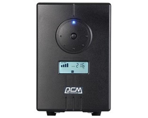 PowerCom Infinity INF-800(AP) Line-Interactive, 800VA / 480W, Tower, 2xEURO, LCD, USB, подкл. доп. батарей (314809)