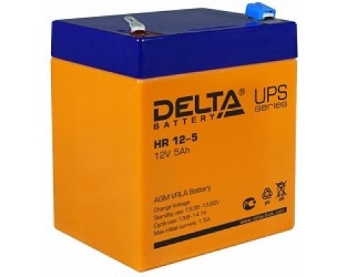 Delta HR 12-5 (5 Ач, 12В) свинцово- кислотный аккумулятор