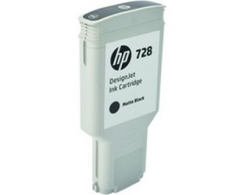 HP F9J68A Картридж №728, Matte Black DJ T730/830 (300 мл.)