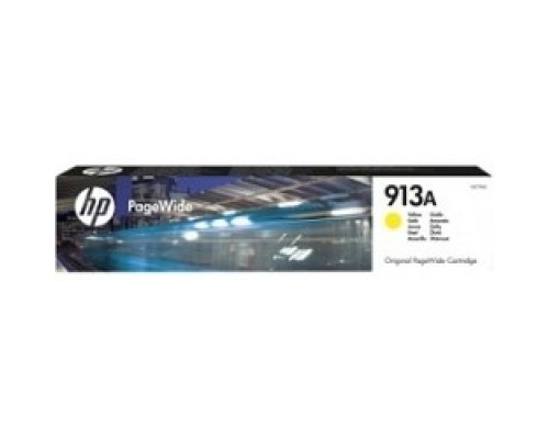 HP F6T79AE Картридж №913A, Yellow Pagewide 352/377/452/477 & P55250/MFP P57750 (3000стр.)