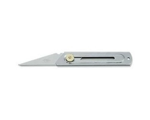 OLFA Нож хозяйственный с выдвижным лезвием, корпус и лезвие из нержавеющей стали, 20мм OL-CK-2