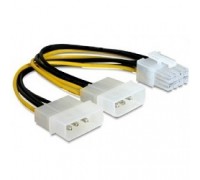Cablexpert Разветвитель питания 2xMolex-&gt;PCI-Express 8pin, для подключения в/к PCI-Е (8pin) к б/п ATX (CC-PSU-81)