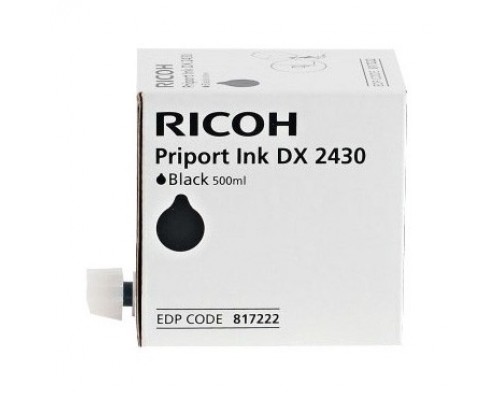 Ricoh Краска тип 2430, Black DX2330/2430 (1х500мл) (817222)