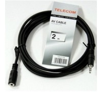 Telecom (TAV7179-2M) Удлинитель звуковой 3.5mm Jack M - 3.5mm Jack F) 2.0м 6926123462911