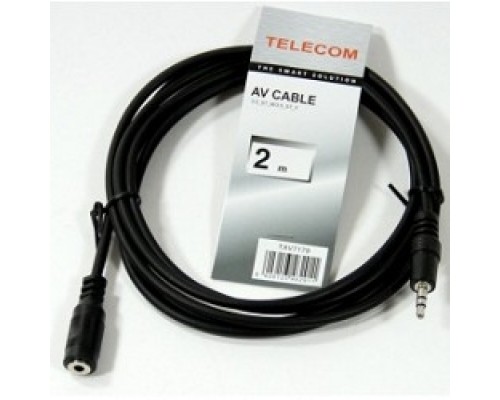 Telecom (TAV7179-2M) Удлинитель звуковой 3.5mm Jack M - 3.5mm Jack F) 2.0м 6926123462911