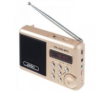 Perfeo мини-аудио Sound Ranger, УКВ+ FM, MP3 (USB/TF), USB-audio, BL-5C 1000mAh, шамп.золот (SV922AU) PF_3185