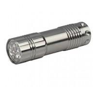 Трофи (Б0002225) Светодиодный фонарь TM9 ручной на батарейках алюминиевый