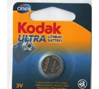 Kodak CR1616-1BL (MAX Lithium) (60/240/12000) ULTRA (1 шт. в уп-ке)