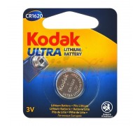 Kodak CR1620-1BL (60/240/12000) ULTRA (MAX Lithium) (1 шт. в уп-ке)