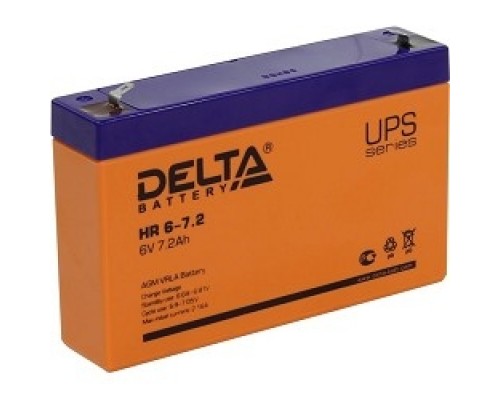 Delta HR 6-7.2 (7.2 Ач, 6В) свинцово- кислотный аккумулятор
