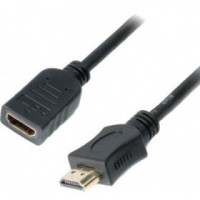 Удлинитель кабеля HDMI Cablexpert CC-HDMI4X-0.5M, 0.5 м, v2.0, 19M/19F, черный, экран