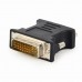 Cablexpert Переходник DVI-VGA, 29M/15F, черный, пакет (A-DVI-VGA-BK)
