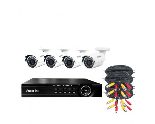 Falcon Eye FE-1108MHD KIT SMART 8.4 Комплект видеонаблюдения. -ми канальный гибридный (AHD,TVI,CVI,IP,CVBS) регистратор; Видеовыходы: VGA;HDMI; Видеовходы: 8xBNC;Разрешение записи до 1080N