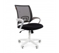 Офисное кресло Chairman 696 Россия белый пластик TW-11/TW-01 черный 7014835
