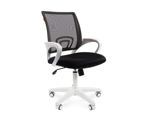 Офисное кресло Chairman 696 Россия белый пластик TW-11/TW-01 черный 7014835
