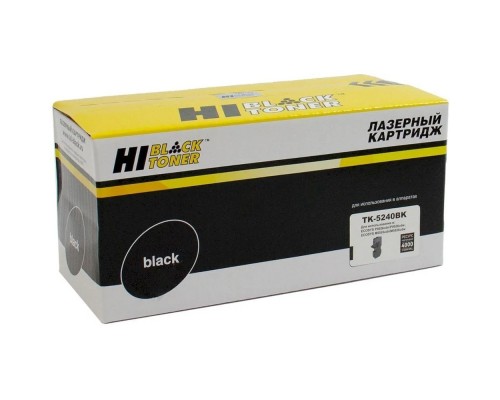 Hi-Black TK-5240Bk Тонер-картридж для Kyocera P5026cdn/M5526cdn, Bk, 4K
