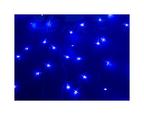 Neon-night 235-033 Гирлянда Светодиодный Дождь 1,5х1,5м, свечение с динамикой, прозрачный провод, 230 В, диоды СИНИЕ 235-033