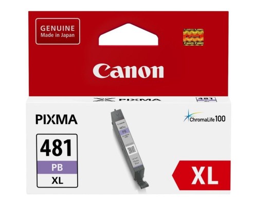 Canon CLI-481XL PB 2048C001 Картридж для PIXMA TS6140/TS8140TS/TS9140/TR7540/TR8540, фото голубой