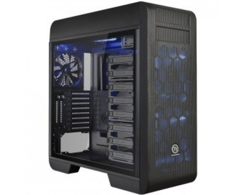Case Tt Core V71 TG CA-1B6-00F1WN-04 E-ATX/ win/ black/ no PSU / Tempered Glass