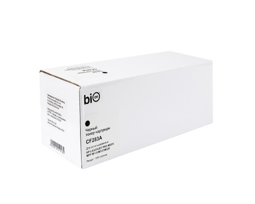 Bion BCR-CF283A-WB Картридж для HP LaserJet Pro M125/M127/M201/M225 (1500 стр.),Черный, белая коробка, с чипом