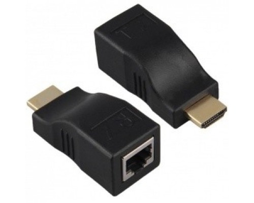 ORIENT HDMI 2.0 extender VE042, удлинитель до 30 м по витой паре, FHD 1080p/3D (Ultra HD 4K до 5 м), HDCP, подключается 1 кабель UTP Cat5e/6, не требуется внешнее питание (30042)