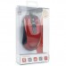 Gembird MOP-400-R красный USB , бесшумный клик, 2 кнопки+колесо кнопка, 1000 DPI, soft-touch, кабель 1.45м, блистер
