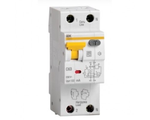 Iek MAD22-5-025-C-30 АВДТ 32 C25 - Автоматический Выключатель Дифф. тока