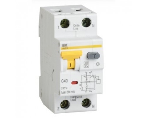 Iek MAD22-5-040-C-100 АВДТ 32 C40 100мА - Автоматический Выключатель Дифф. тока
