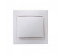 Iek EVK13-K01-10-DM ВСк10-1-0-КБ Выключатель 1кл кноп. 10А КВАРТА (белый)