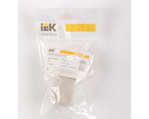 Iek EPC20-04-02-K01 Пкр14-04-К43 Патрон подвесной керамический, Е14, индивидуальный пакет, IEK