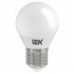 Iek LLE-G45-7-230-30-E27 Лампа светодиодная ECO G45 шар 7Вт 230В 3000К E27 IEK