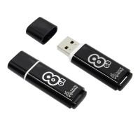 Smartbuy USB Drive 8Gb Glossy series Black SB8GBGS-K