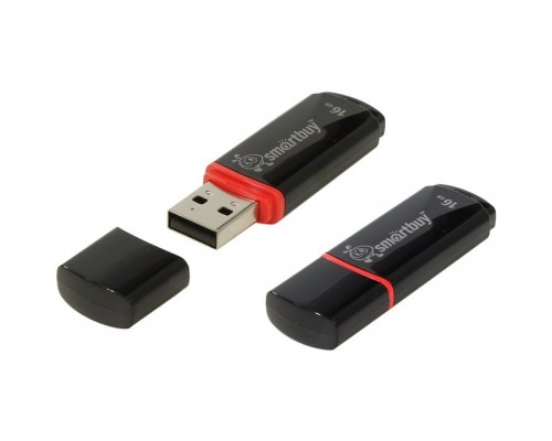 Smartbuy USB Drive 16Gb Crown Black SB16GBCRW-K