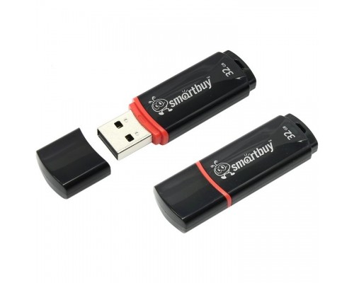 Smartbuy USB Drive 32Gb Crown Black SB32GBCRW-K