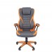 Офисное кресло Chairman game 22 Россия экопремиум серый/оранжевый (7019435)