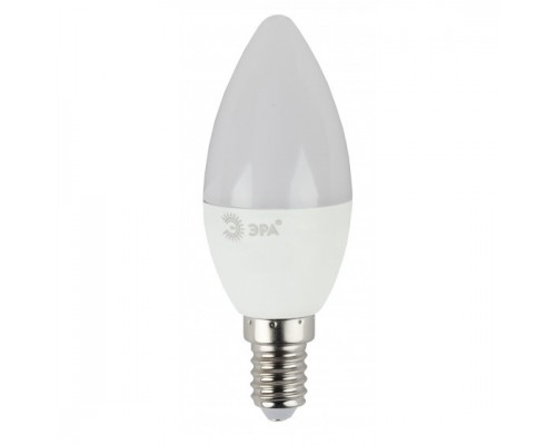 ЭРА Б0027970 Лампочка светодиодная STD LED B35-9W-840-E14 E14 / Е14 9Вт свеча нейтральный белый свет