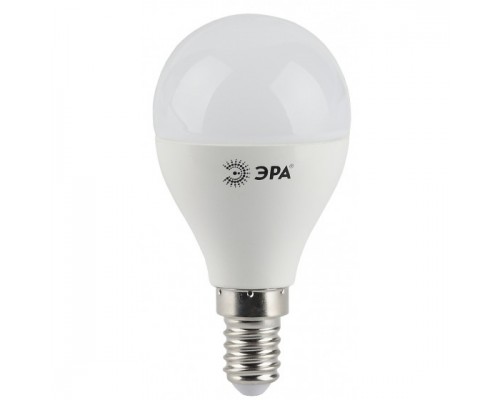 ЭРА Б0028487 Лампочка светодиодная STD LED P45-5W-840-E14 E14 / Е14 5Вт шар нейтральный белый свет