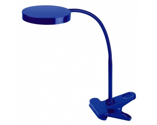 ЭРА Б0004479 Настольный светодиодный светильник NLED-435-4W-BU синий на прищепке, цвет. температура 3000К