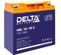 Delta HRL 12-18 X (17.8 Ач, 12В) свинцово- кислотный аккумулятор