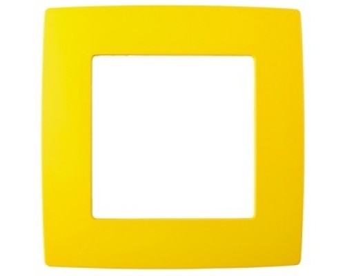 Эра Б0019386 12-5001-21 Рамка на 1 пост, Эра12, жёлтый