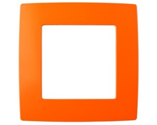 Эра Б0019387 12-5001-22 Рамка на 1 пост, Эра12, оранжевый
