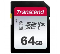 SecureDigital 64Gb Transcend TS64GSDC300S SDXC Class 10, UHS-I U3