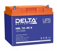 Delta HRL 12-45 X (45Ач, 12В) свинцово- кислотный аккумулятор