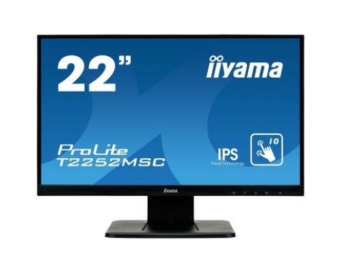 IIYAMA 21.5 T2252MSC-B1 TOUCH черный IPS 1920х1080 7мс 250cd/m2 178°/178° D-Sub DisplayPort HDMI