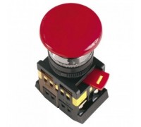 IEK BBG60-AEAL-K04 Кнопка AEAL22 Грибокс фиксацией красный d22 мм 240В 1з+1р