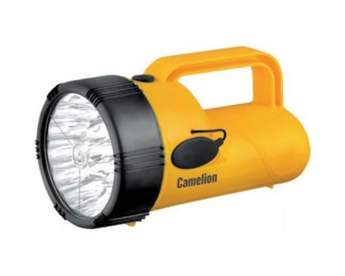 Camelion LED29314 (фонарь аккум. 220В, желтый, 19 LED, 4В 2,3А-ч, пластик, коробка)